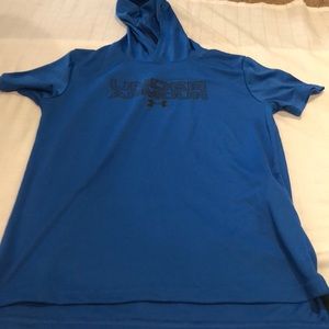 Boys Under Armour Hooded T Shirt